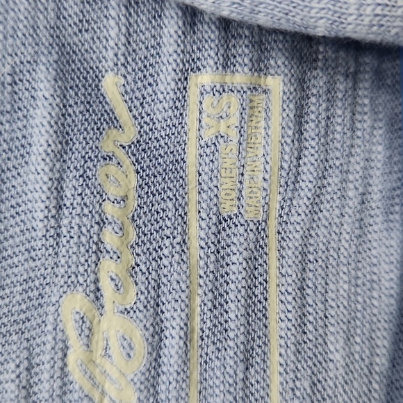 NWOT Eddie Bauer 3/4 Sleeve Hoodie Jacket Blue Purple Lilac Lavender Aztec Geo - Picture 4 of 7